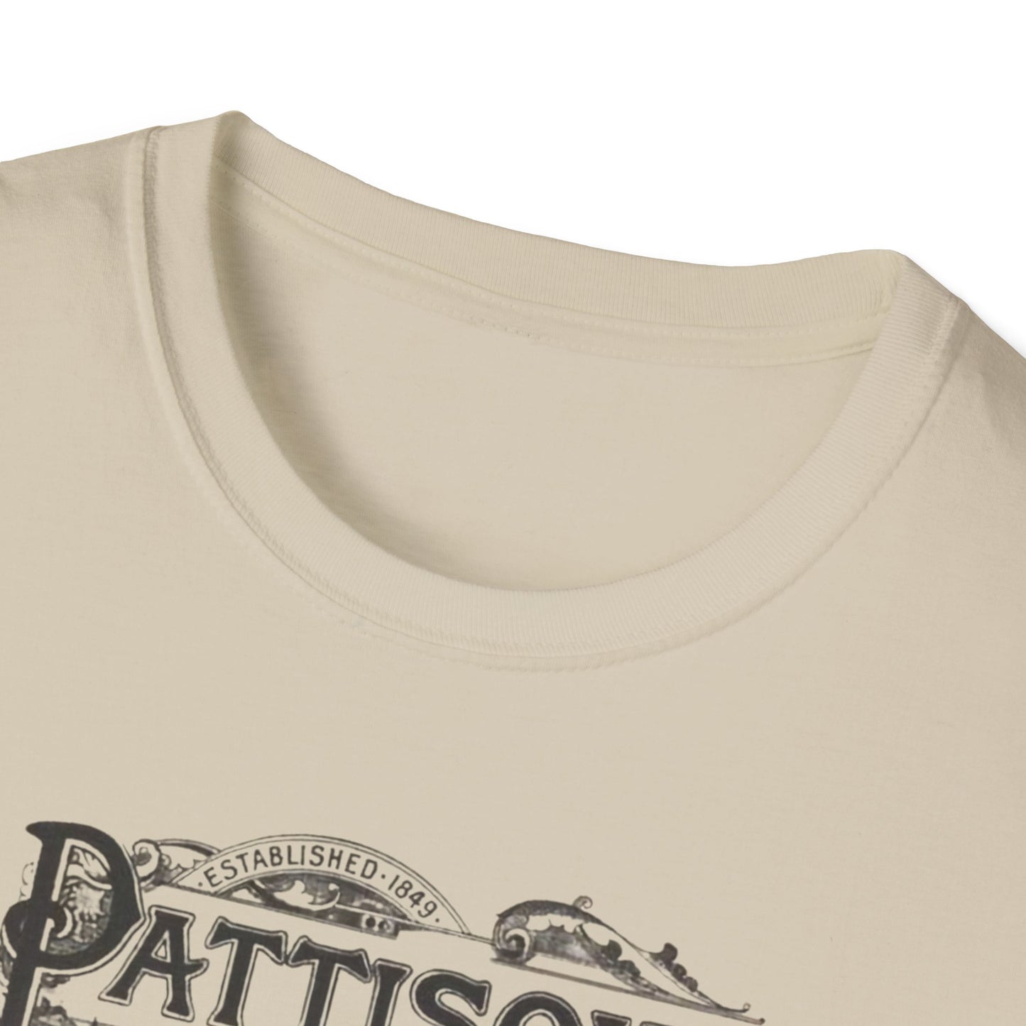 Pattison's Whiskey Graphic T-Shirt - Unisex Vintage Style Tee for Whiskey Lovers