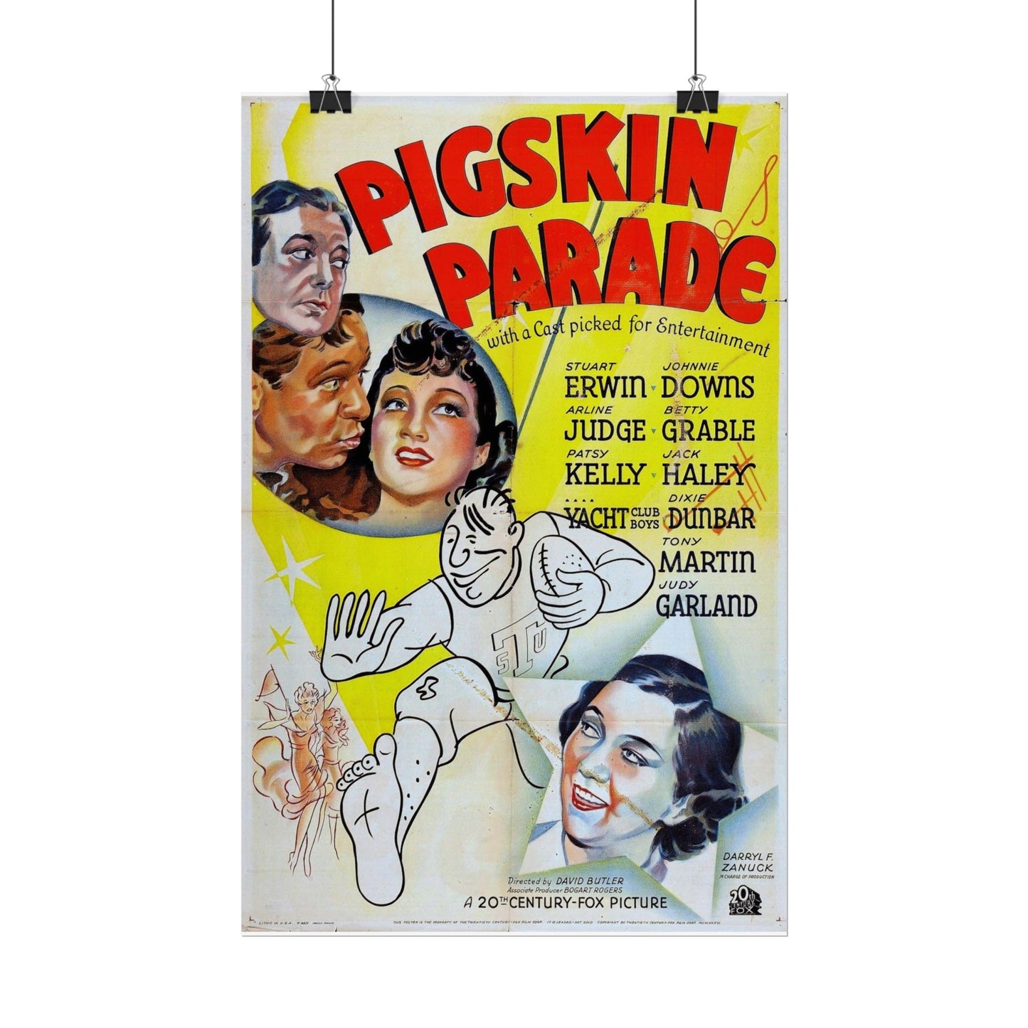 Pigskin Parade Film Poster Rolled Posters