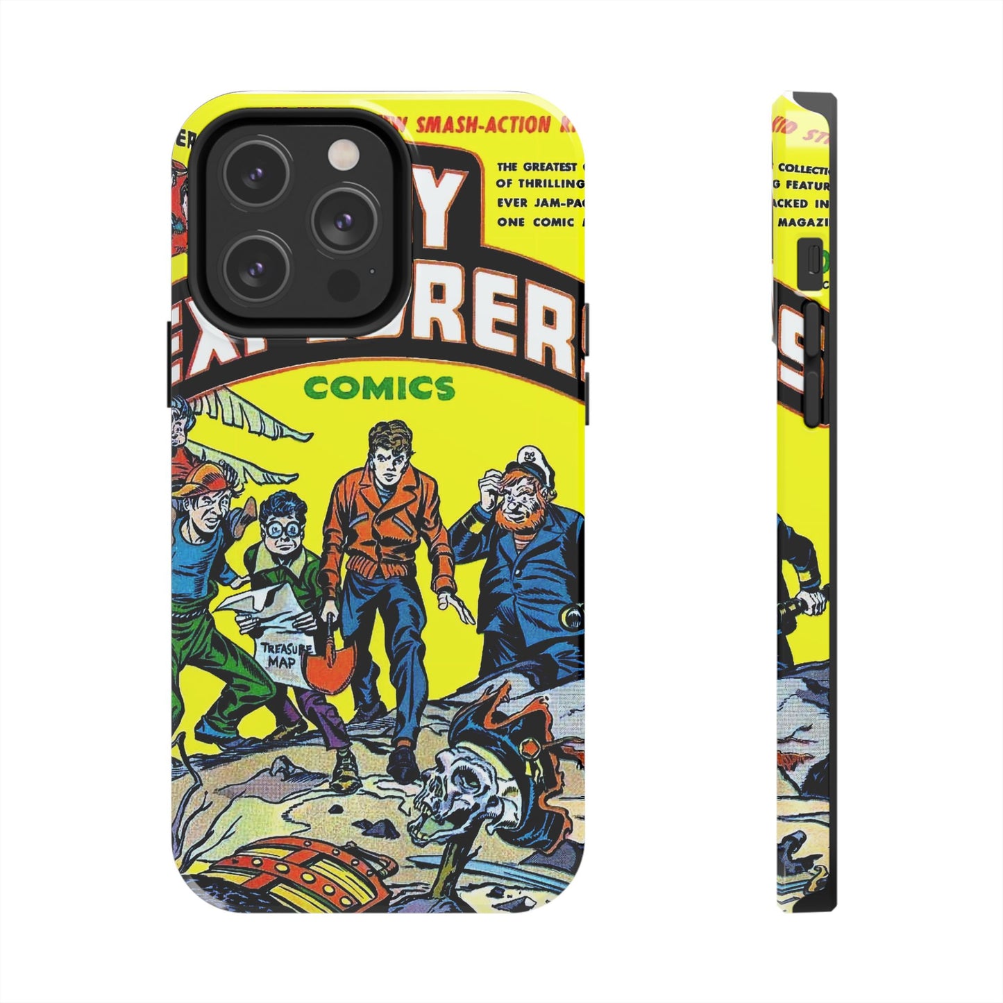 Vintage Comic Book Cover Rugged Phone Cases - Old School Male 