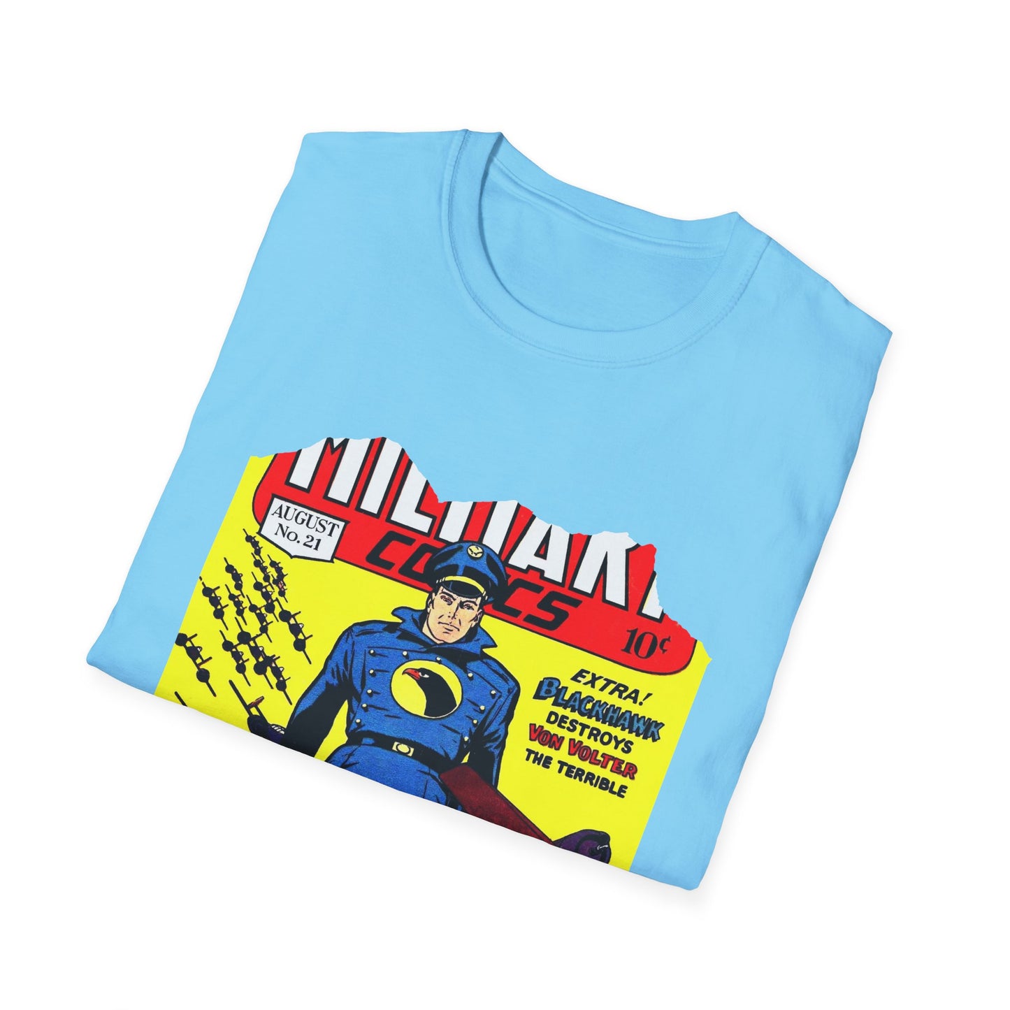 Vintage-Inspired Comic Cover Unisex Softstyle Tee