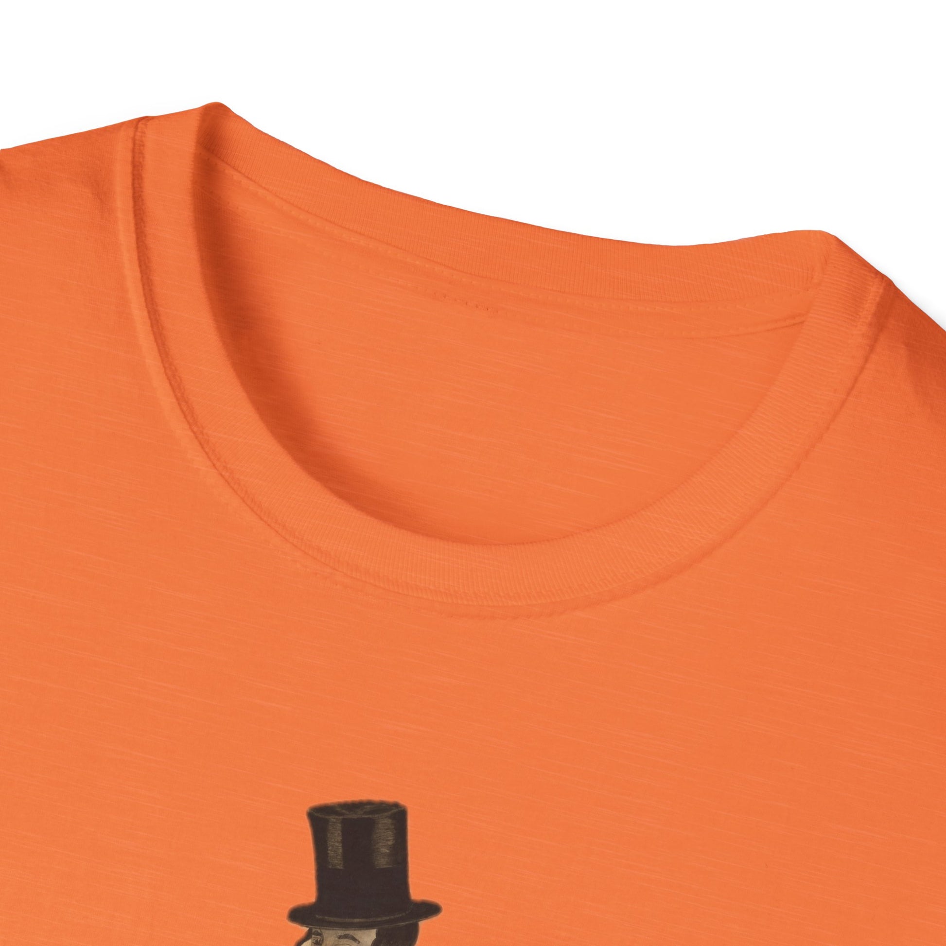 Retro Top Hat Gentleman's Unisex Tee - Old School Male 