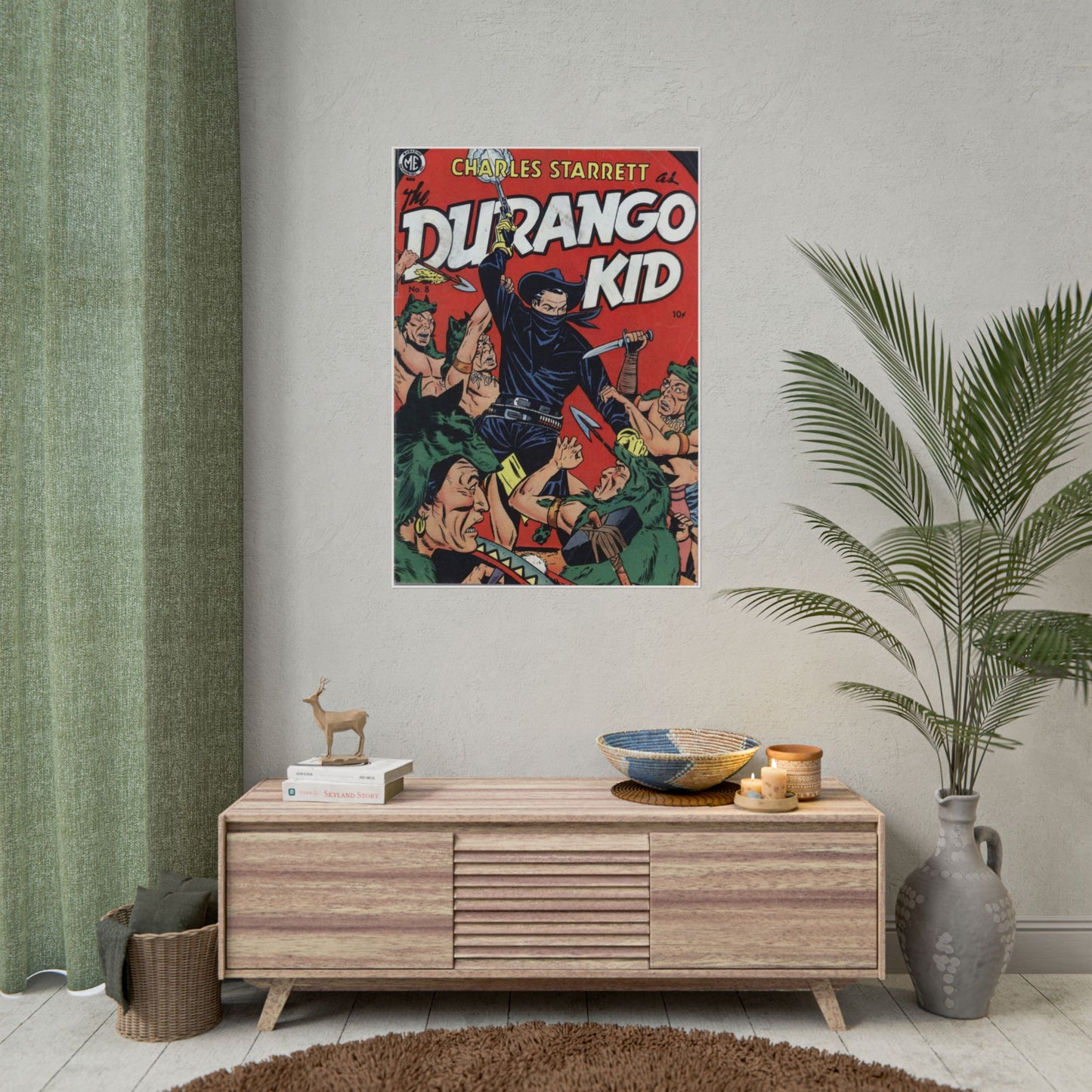 1950s Durango Kid Comic Book Cover Poster Print