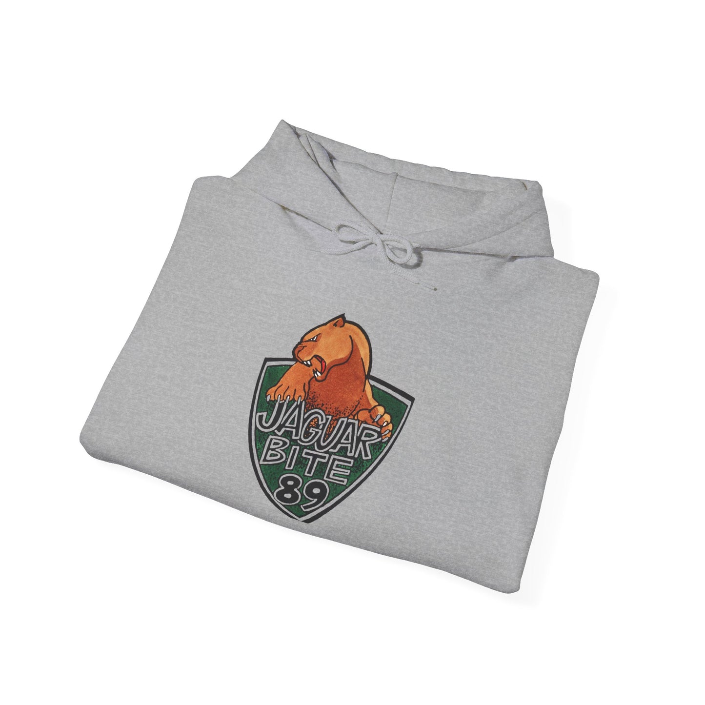 Retro Operation Jaguar Bite 1989 Hoodie - Cozy Cotton Blend, Adjustable Hood, Kangaroo Pocket