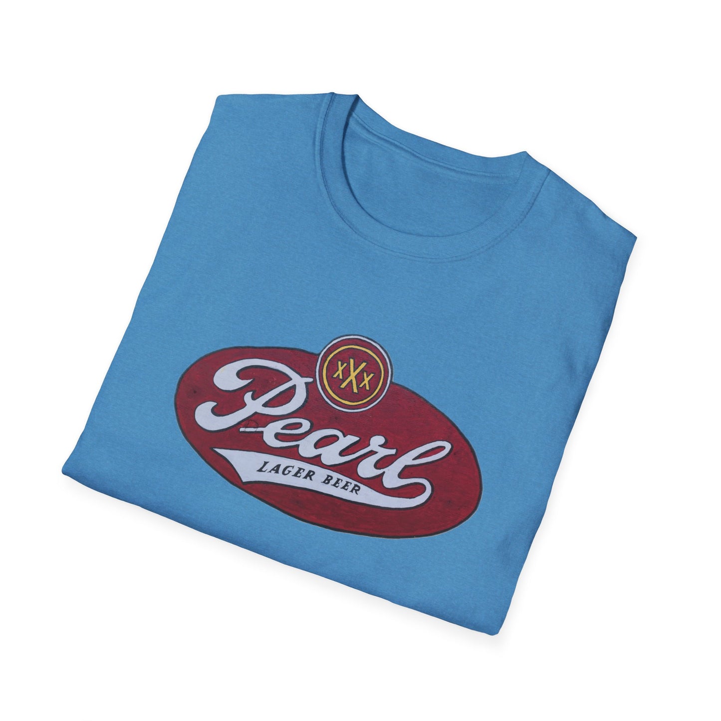 Vintage-Inspired Pearl Lager Unisex Soft Cotton Tee