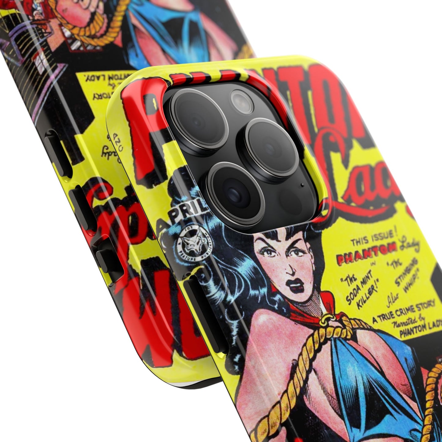 Vintage Phantom Lady Comic Book Phone Cover