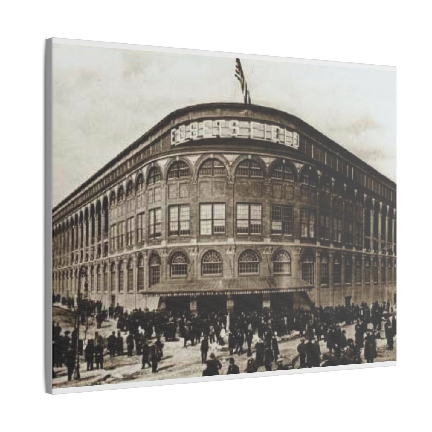 Nostalgic Ebbets Field Canvas Art Print