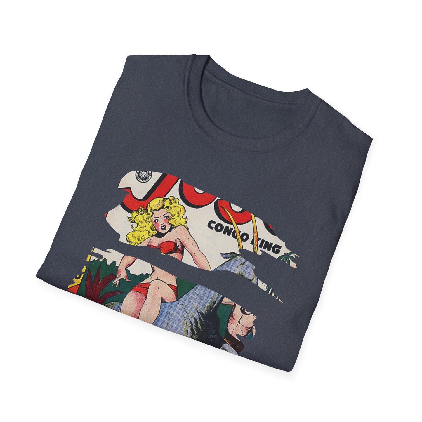 Vintage Comic Art Unisex Softstyle Tee