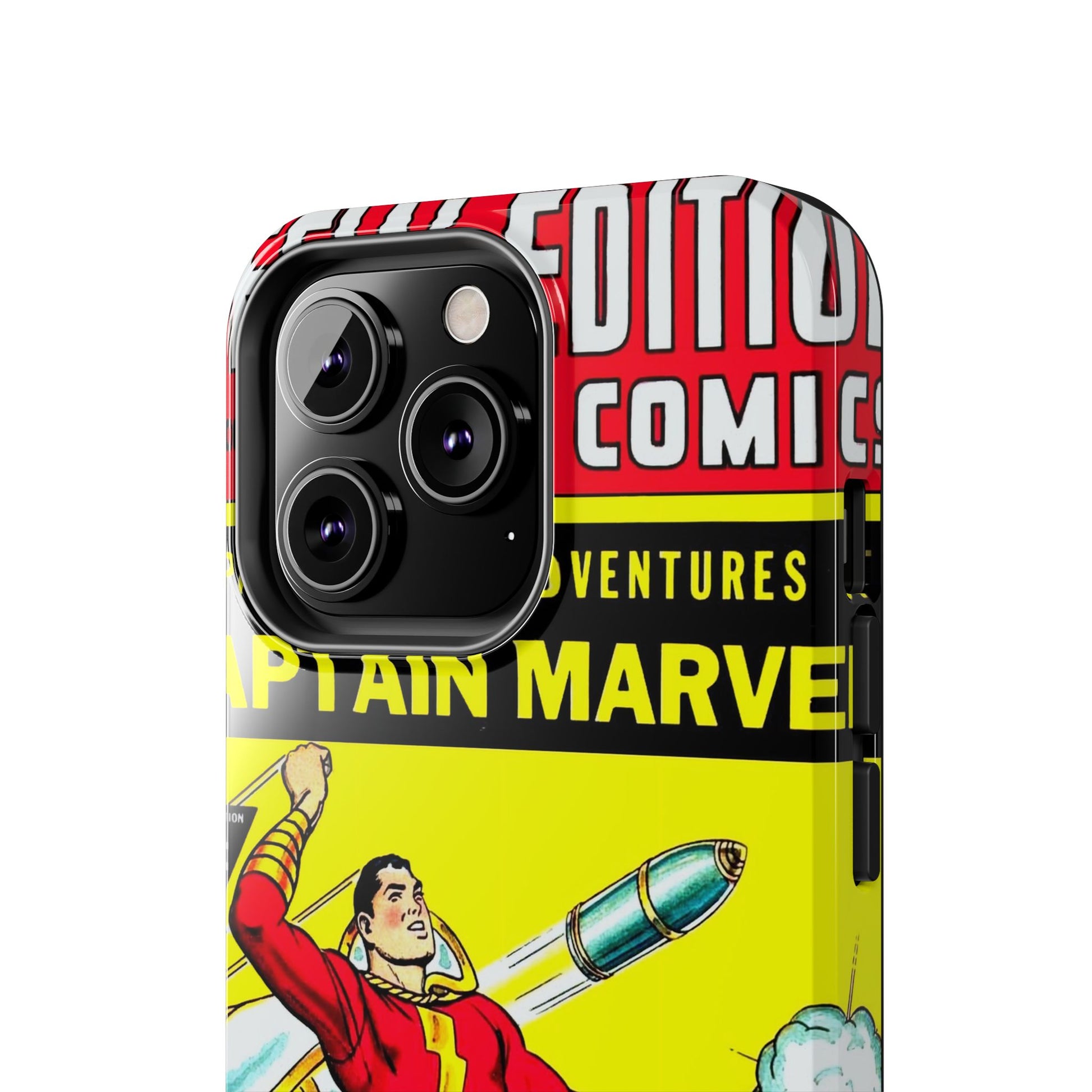 Vintage Captain Marvel Comic Tough Phone Cases - Old School Male 