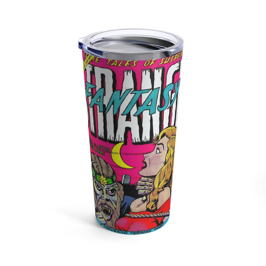 Vintage Enchanted Fantasy Comic Cover Insulated Tumbler 20oz - Old School Male 