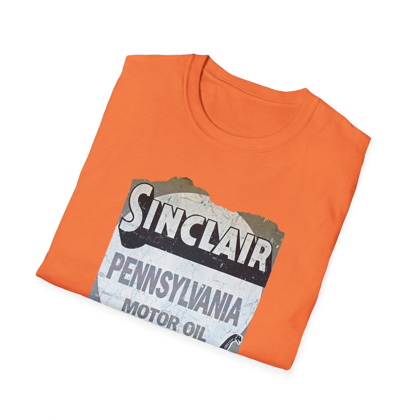 Retro Sinclair Oil Unisex Soft Cotton Tee - Old School Male 