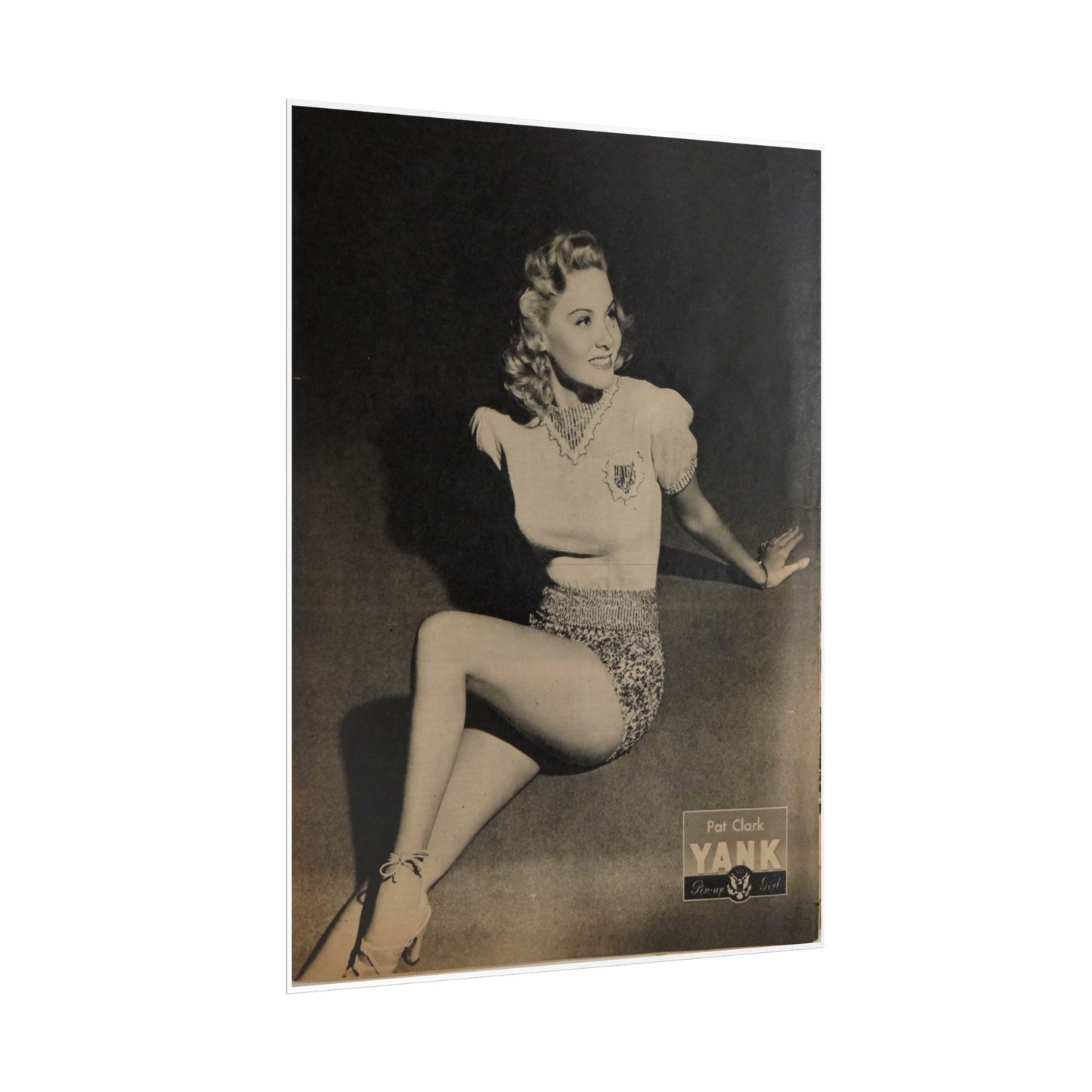 Pin Up Girl Pat Clark Rolled Poster