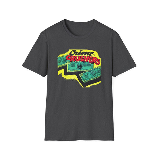 Retro Crime Crushers True Crime T-Shirt - Vintage Style Tee for Mystery Lovers