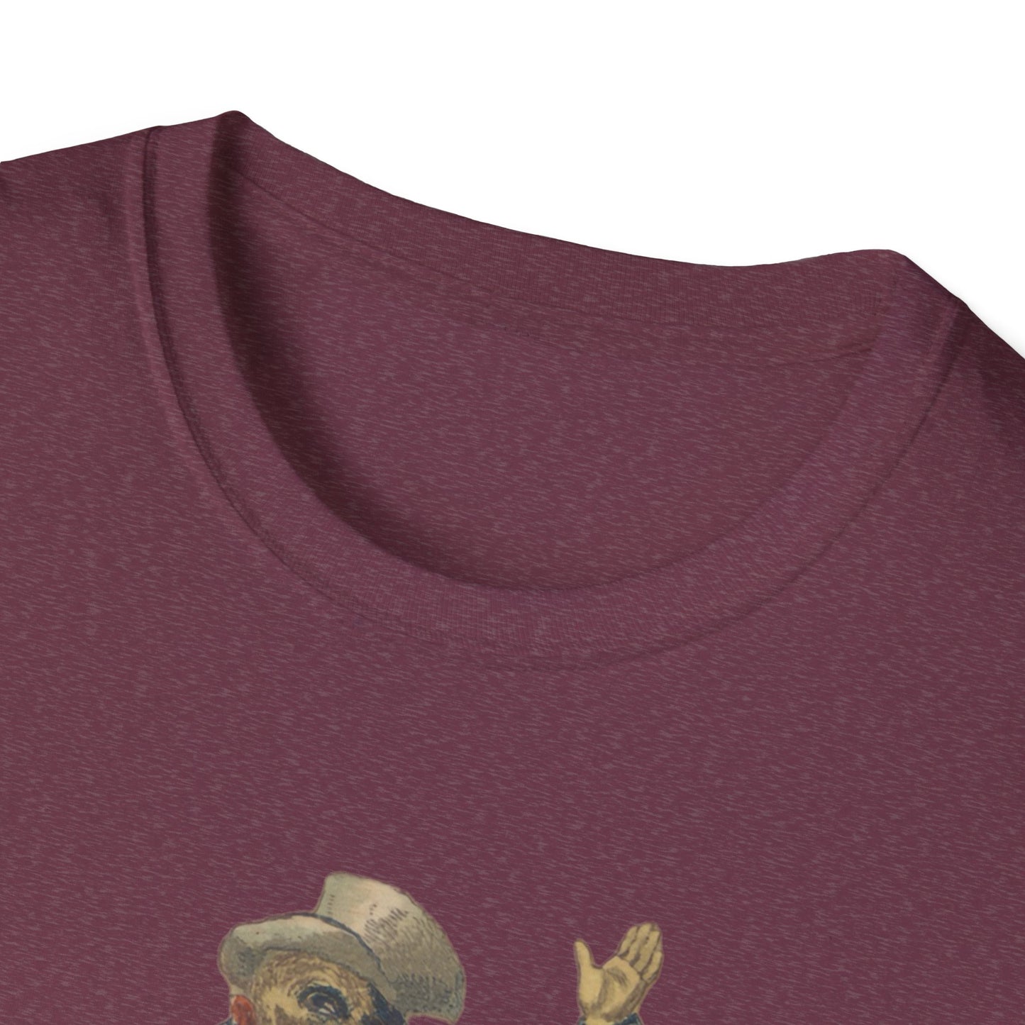 Humorous dancing monkey Unisex Softstyle T-Shirt