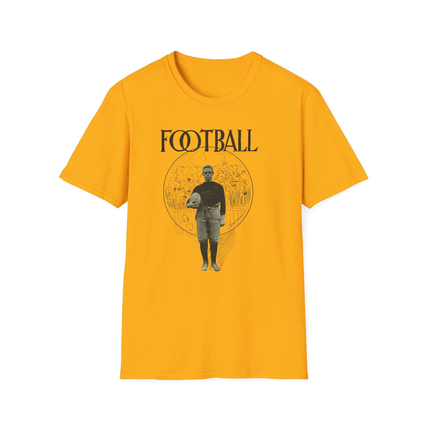 Score Big With Our Vintage Football Tee - Unisex Comfort For Game Day and Retro Vibes!