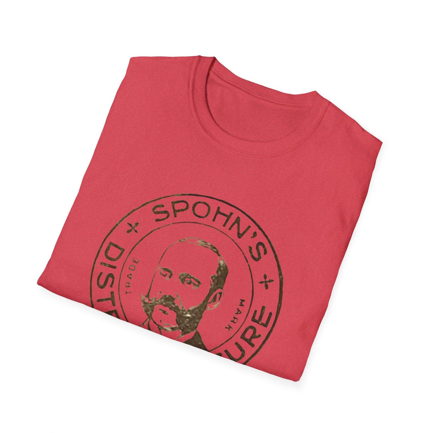 Retro Spohn's Distemper Cure Logo Unisex Soft Cotton Tee