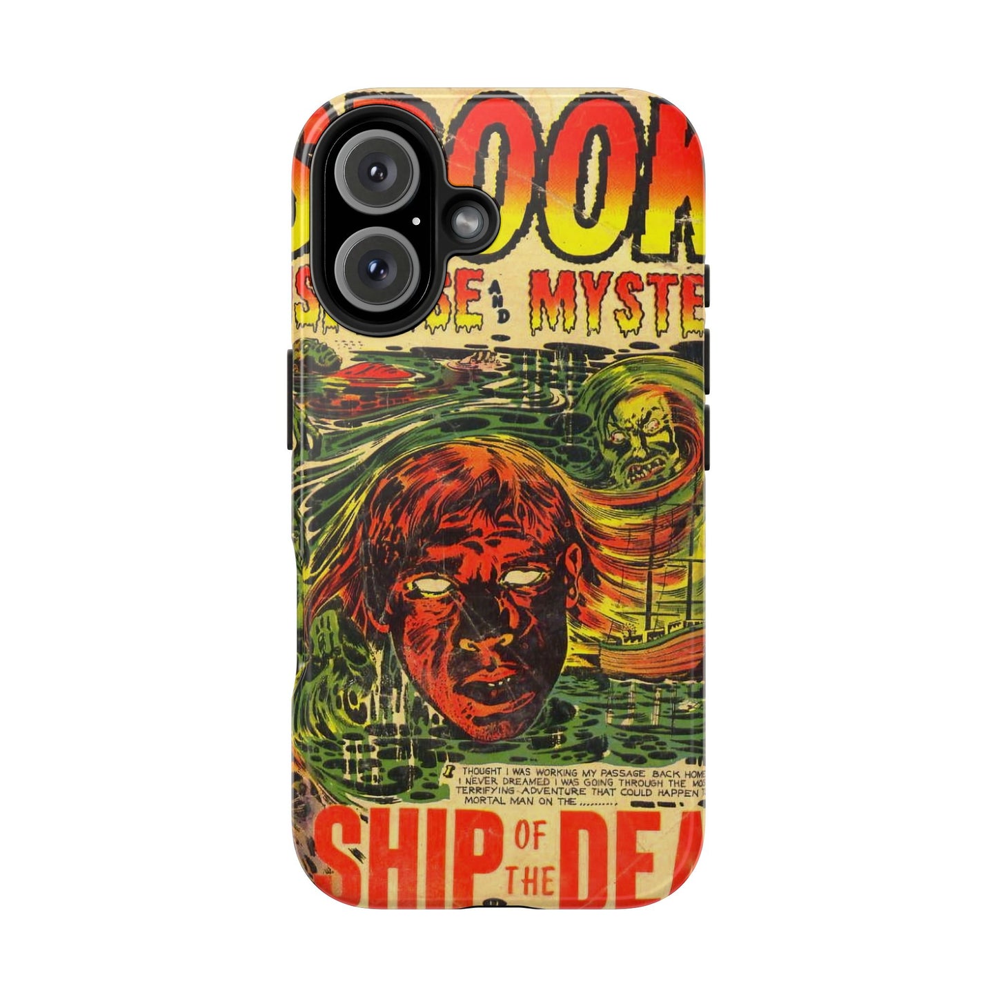 Vintage Horror Comic Phone Cover - Old School Male 