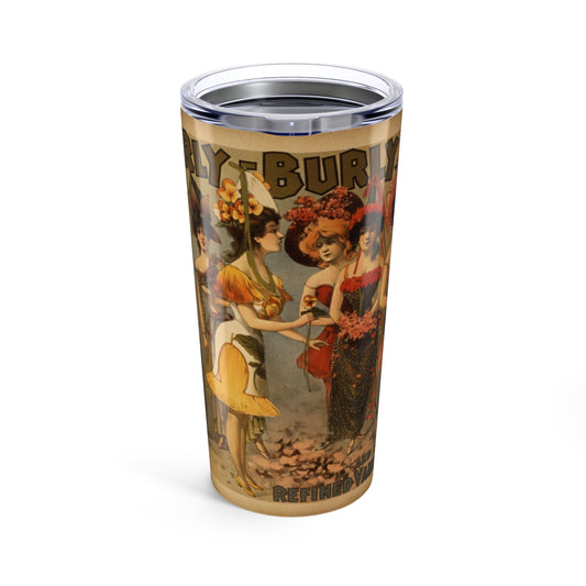 Retro Burlesque-Inspired 20oz Tumbler