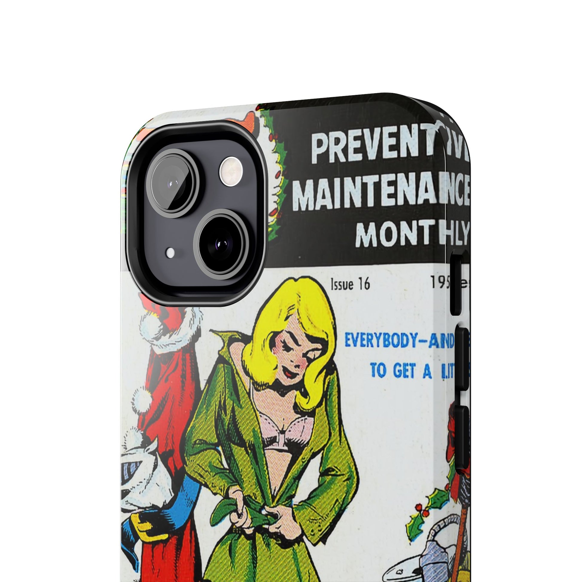 Vintage Military Maintenance Magazine Cover Phone Case Tumbler - Old School Male 