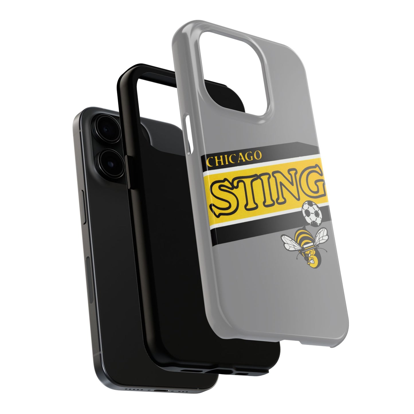 Vintage Chicago Sting Soccer Team Logo Durable Phone Cases