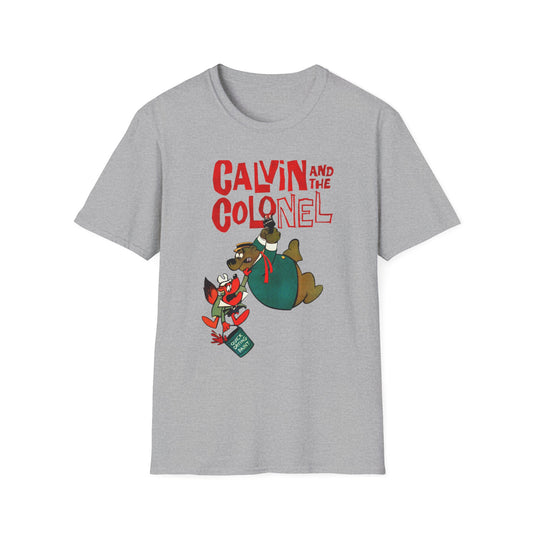 Retro Calvin and the Colonel Comic Characters T-Shirt