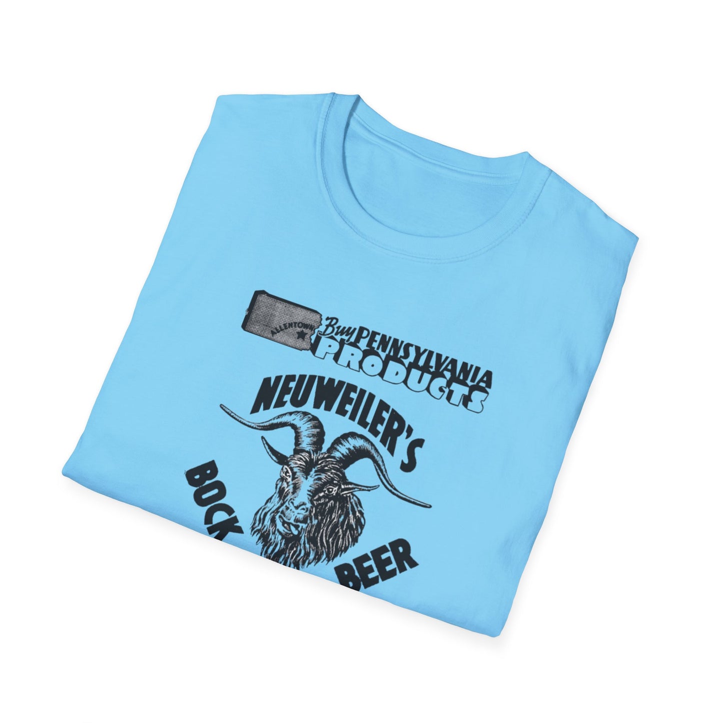 Sip Happens: Neuweilers Bock Beer Unisex Softstyle T-Shirt - Pure Comfort & Classy Fun!