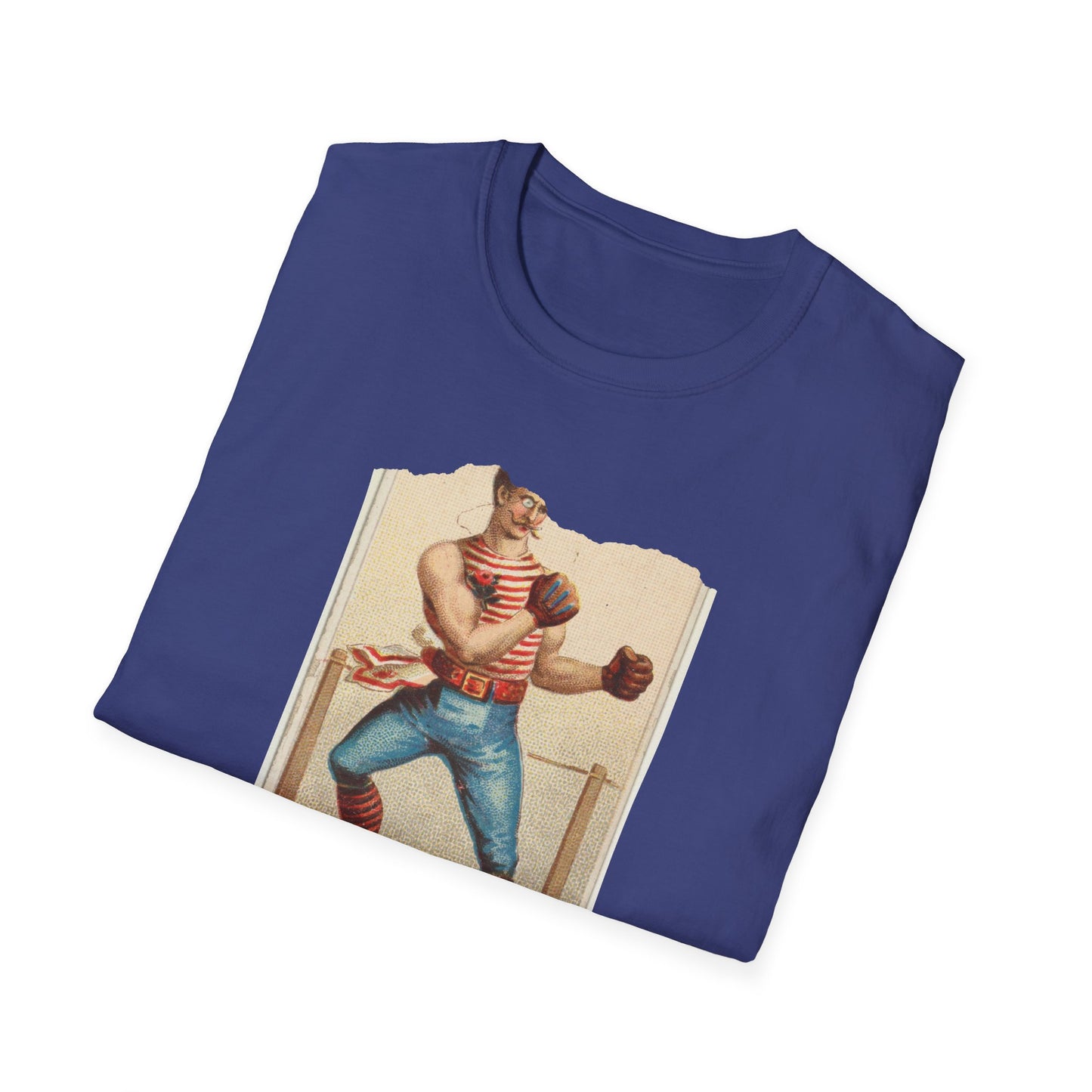 Retro Boxer Pose Unisex Softstyle Tee