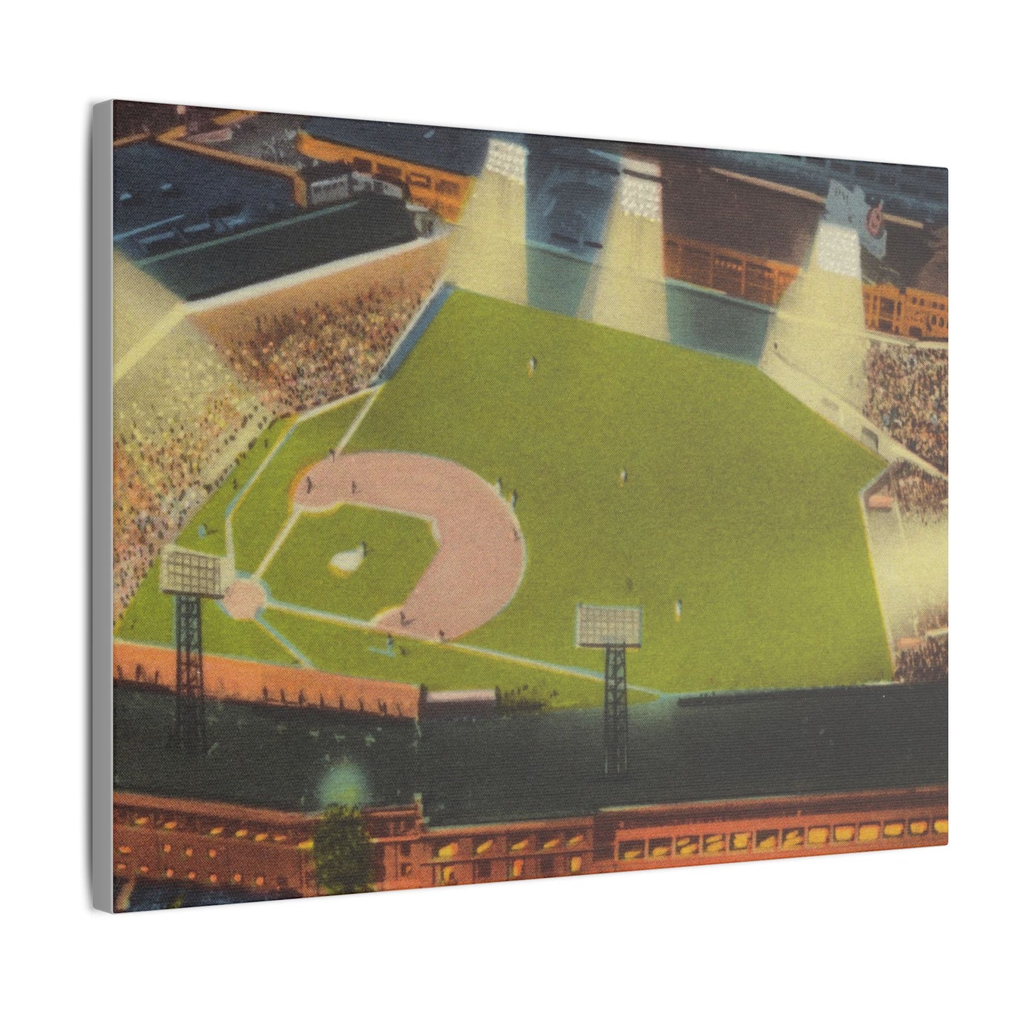 Vintage Fenway Park Canvas Art Print