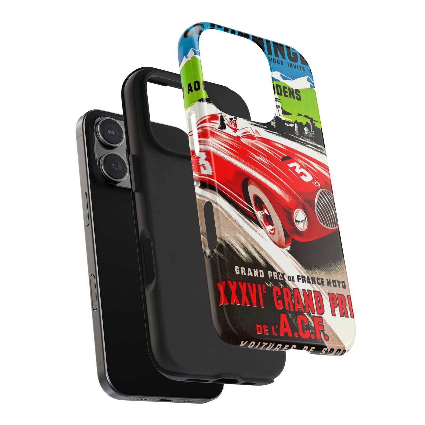 Vintage Racing Tough Phone Cases