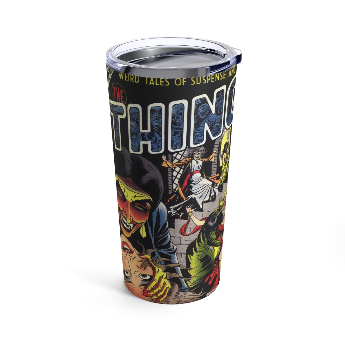 Vintage The Thing Comic Art Insulated Tumbler 20oz - Old School Male 