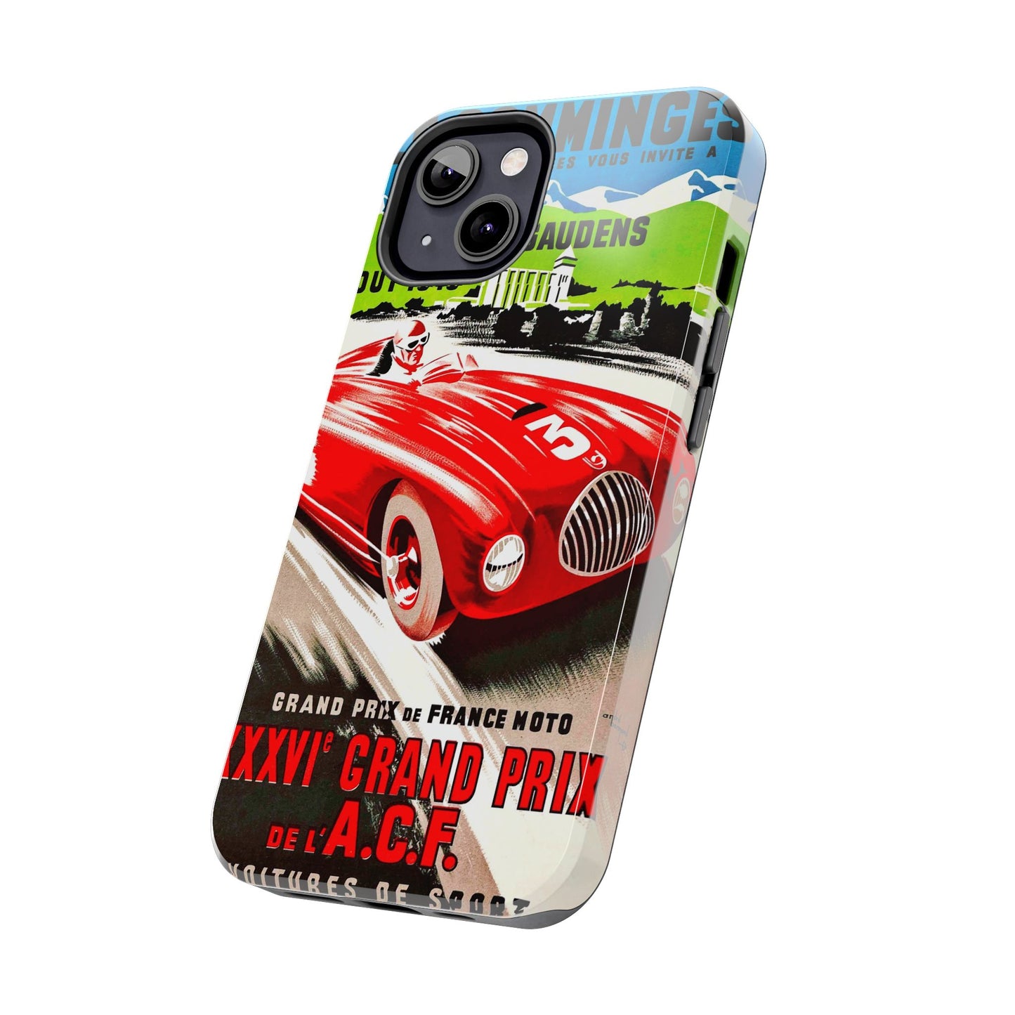 Vintage Racing Tough Phone Cases - Old School Male 