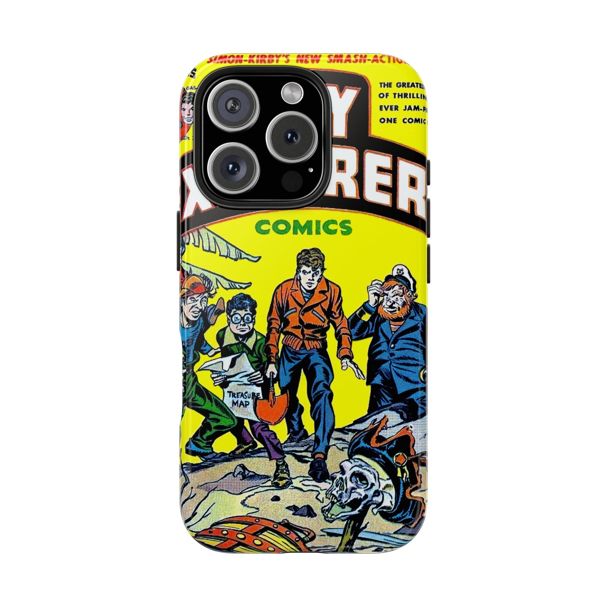 Vintage Comic Book Cover Rugged Phone Cases - Old School Male 