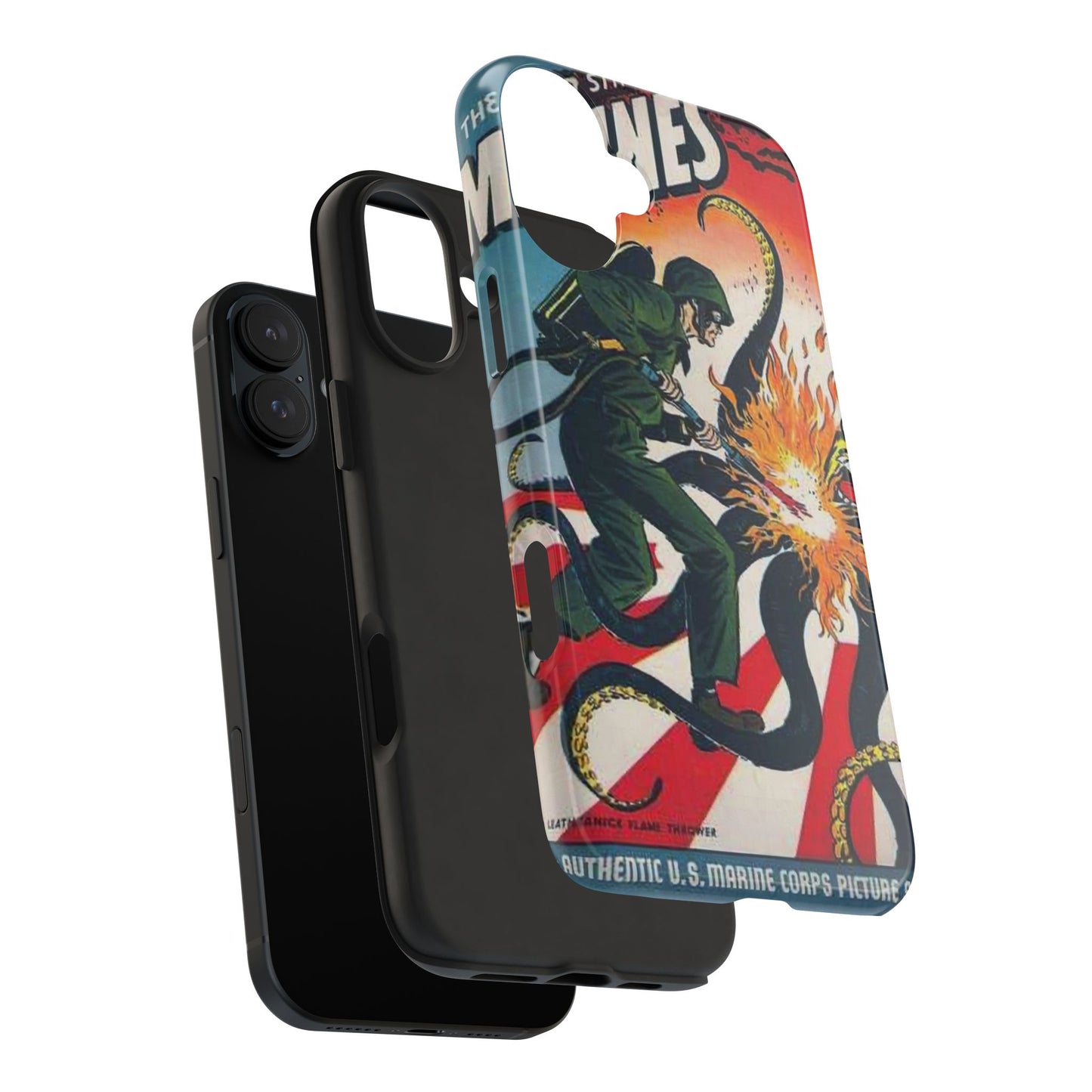 Vintage Marine-Themed Tough Phone Cases for Ultimate Protection