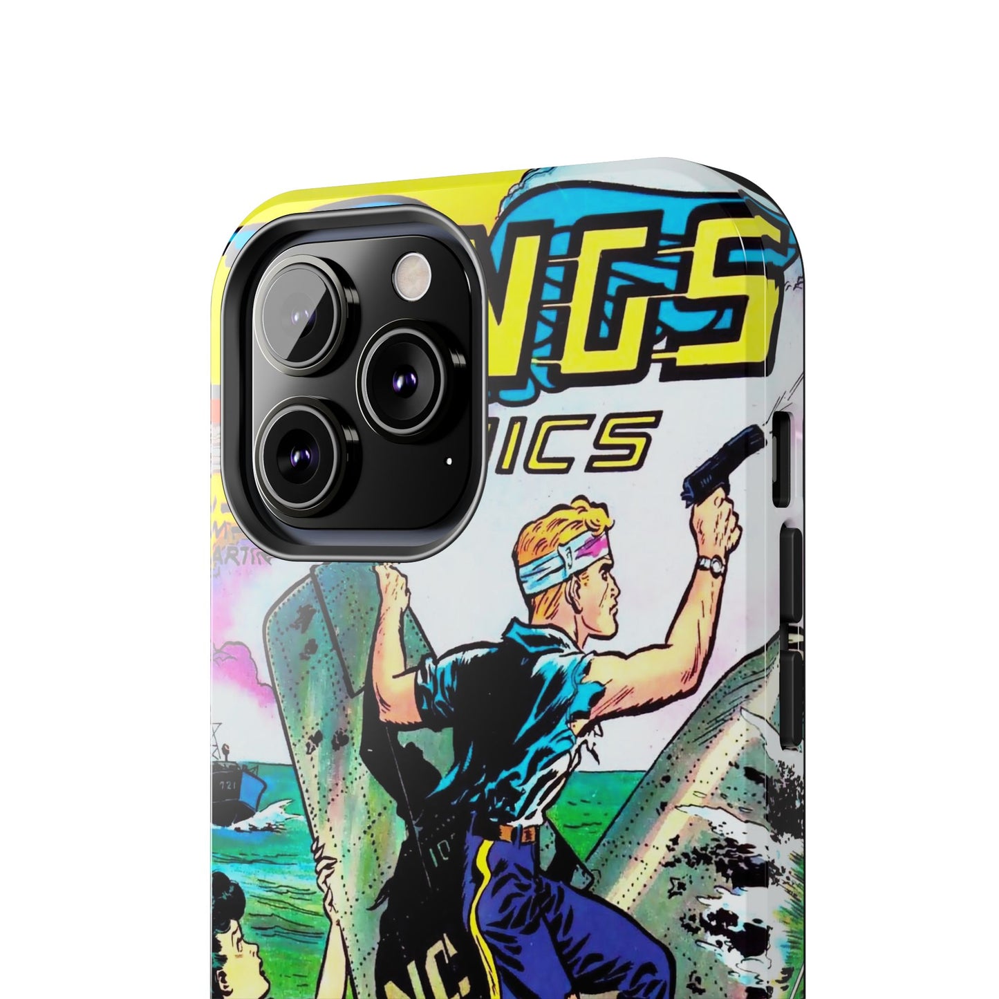 Retro Wings Comics Cover Tough Phone Cases