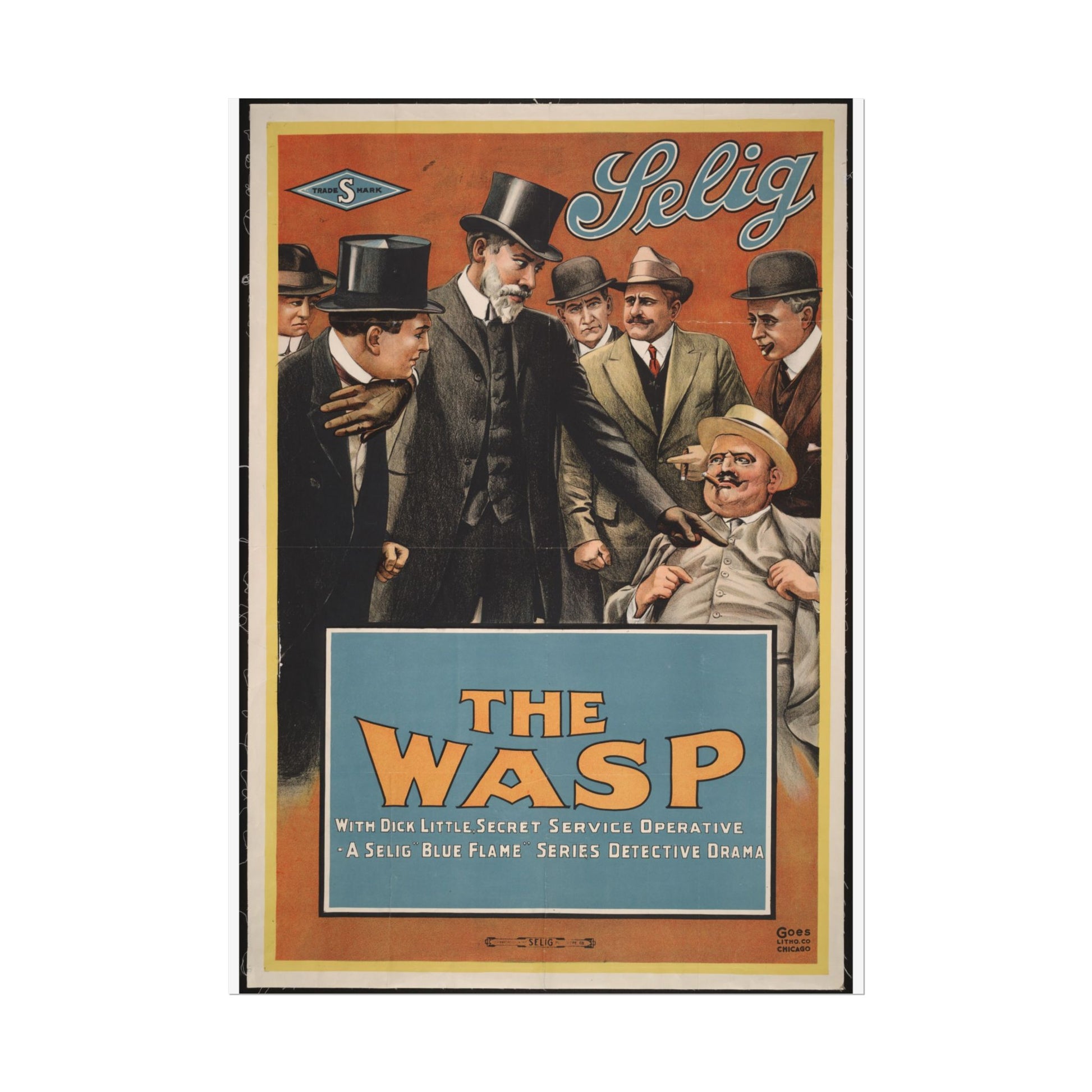 The Wasp Vintage Movie Poster - Old School Male 