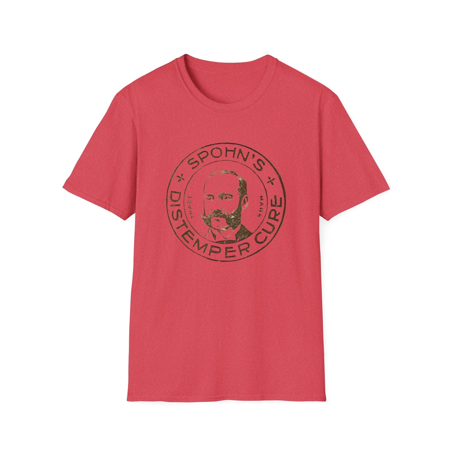 Retro Spohn's Distemper Cure Logo Unisex Soft Cotton Tee