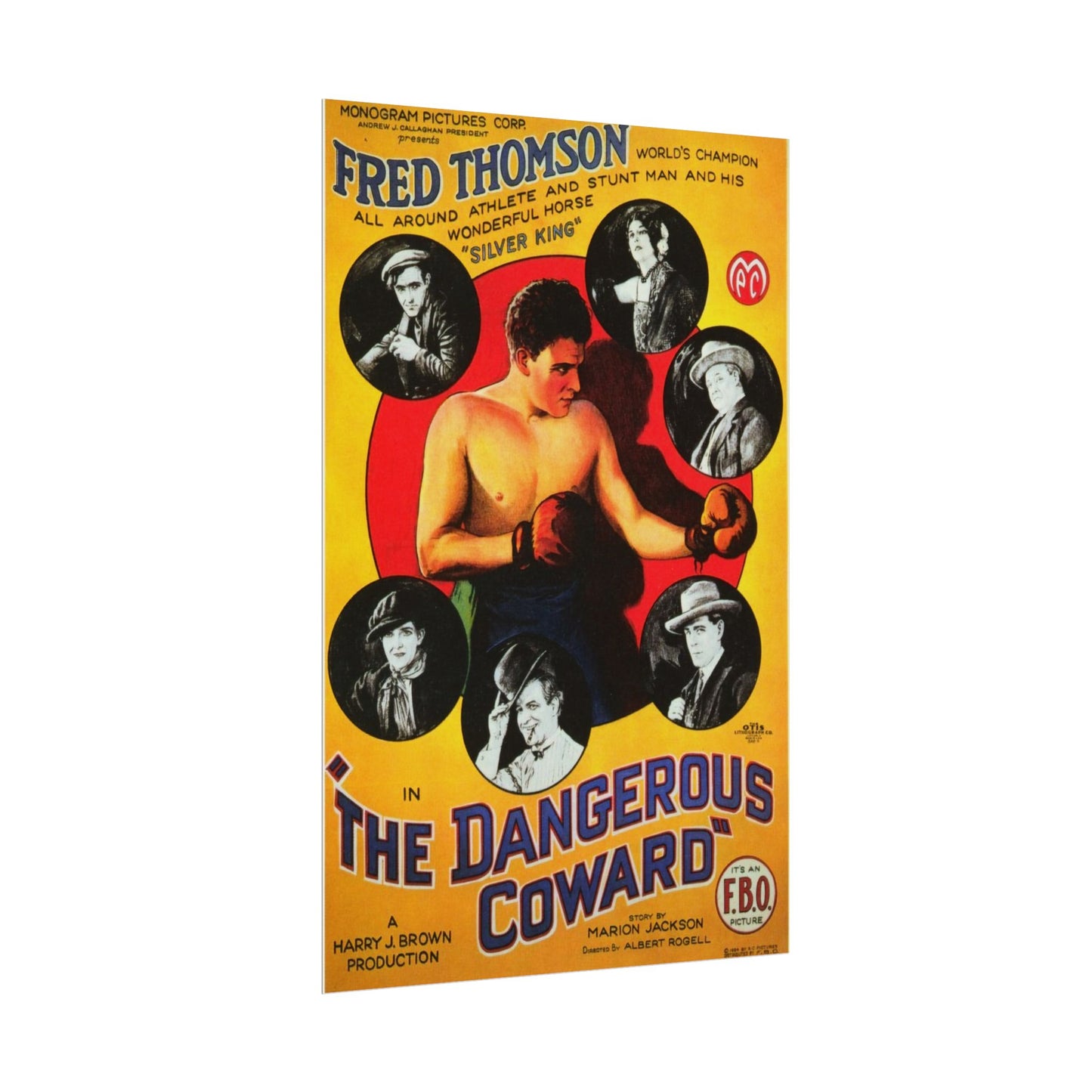 Rolled Poster - Classic Film The Dangerous Coward Movie Poster