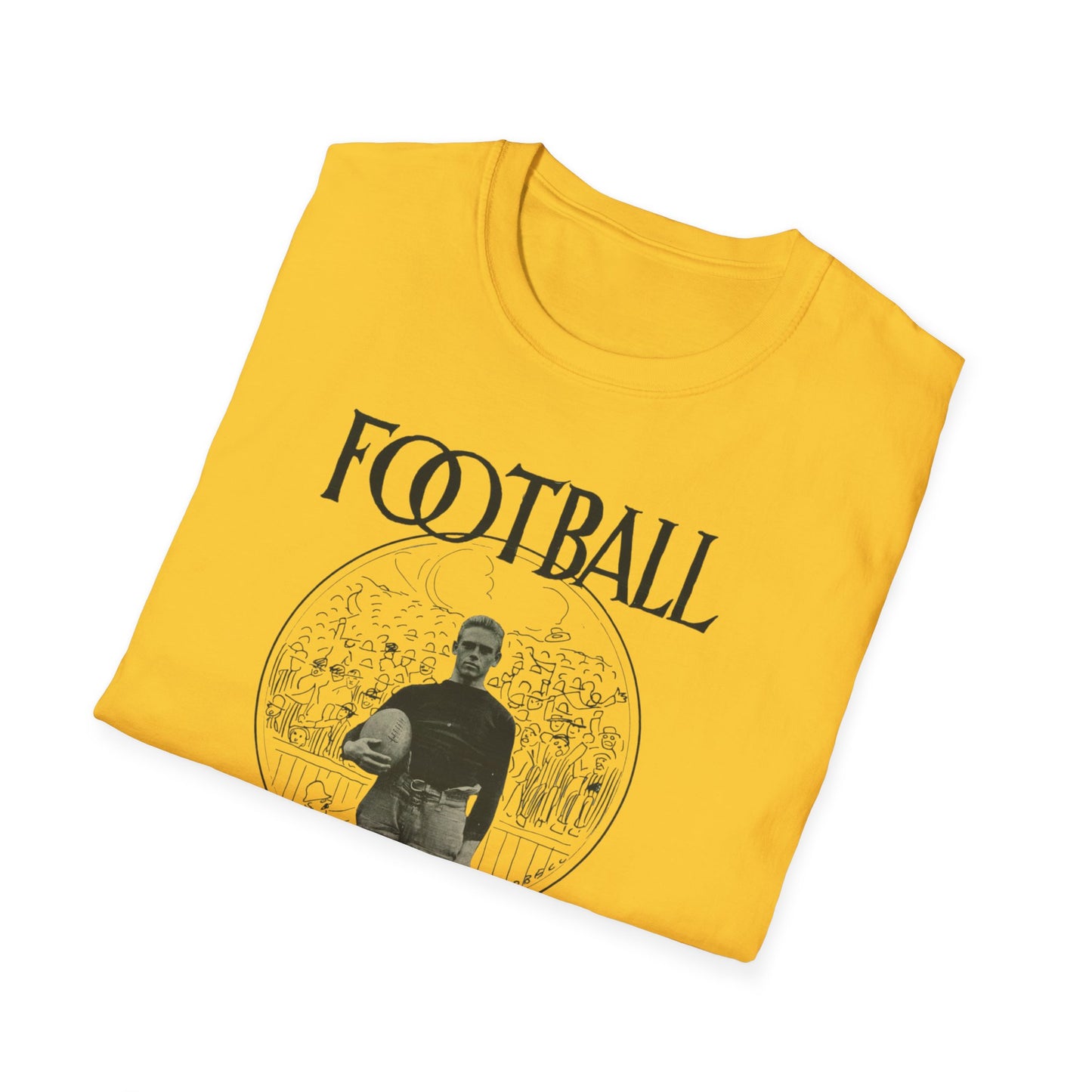 Score Big With Our Vintage Football Tee - Unisex Comfort For Game Day and Retro Vibes!