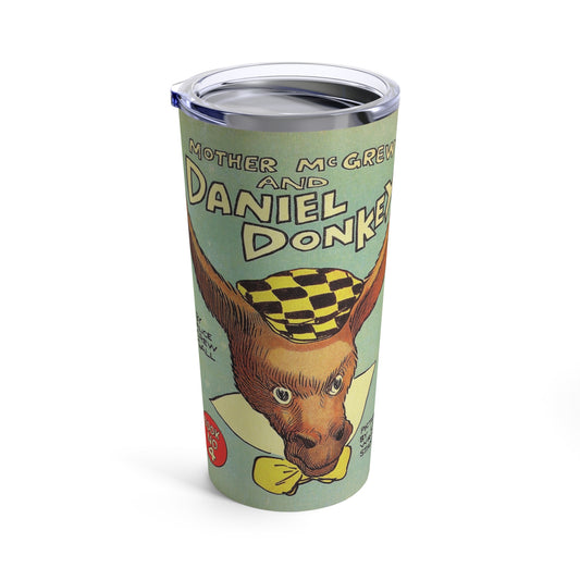 Daniel Donkey Retro-Themed 20oz Insulated Tumbler for Kids