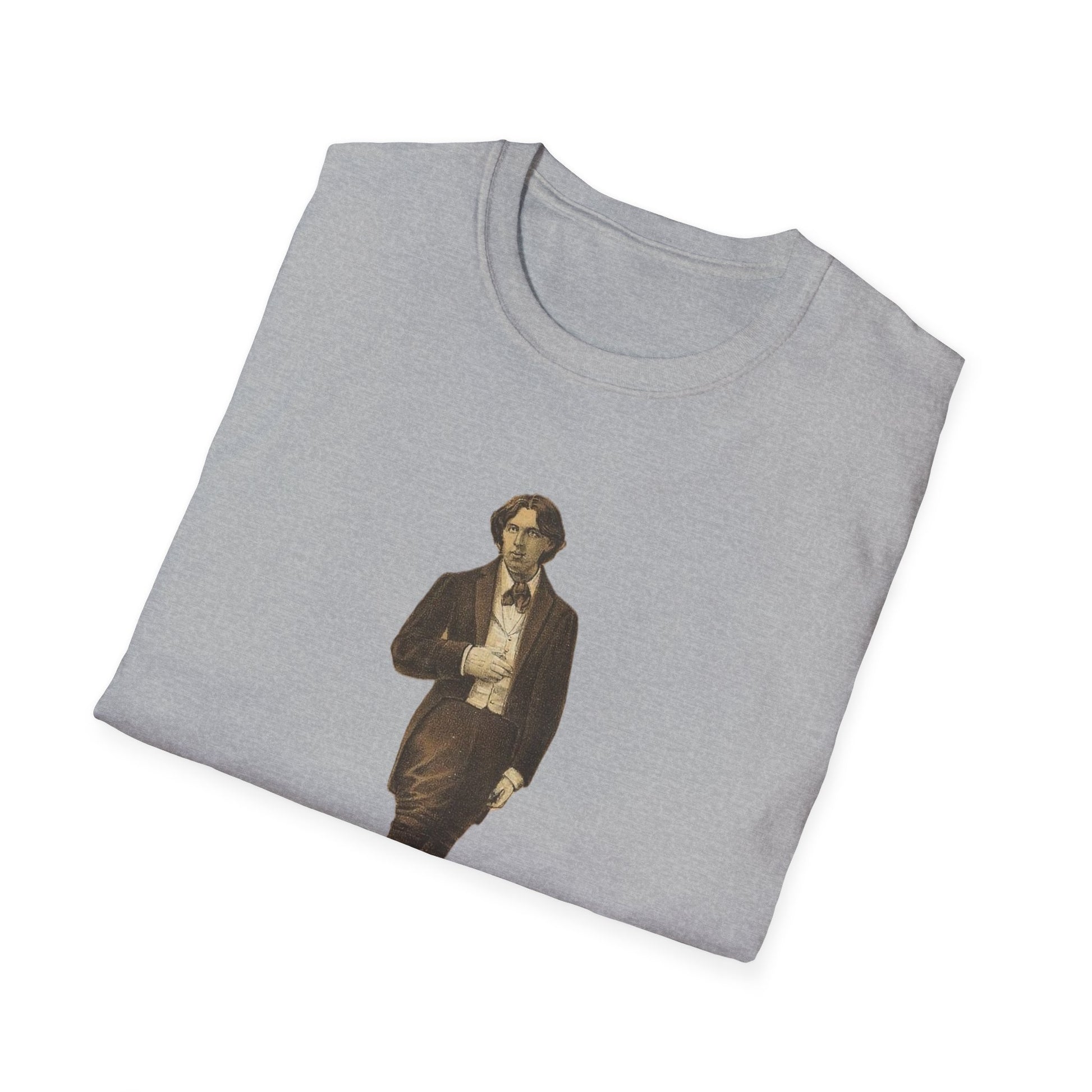 Classic Literary Icon T-Shirt - Old School Male 