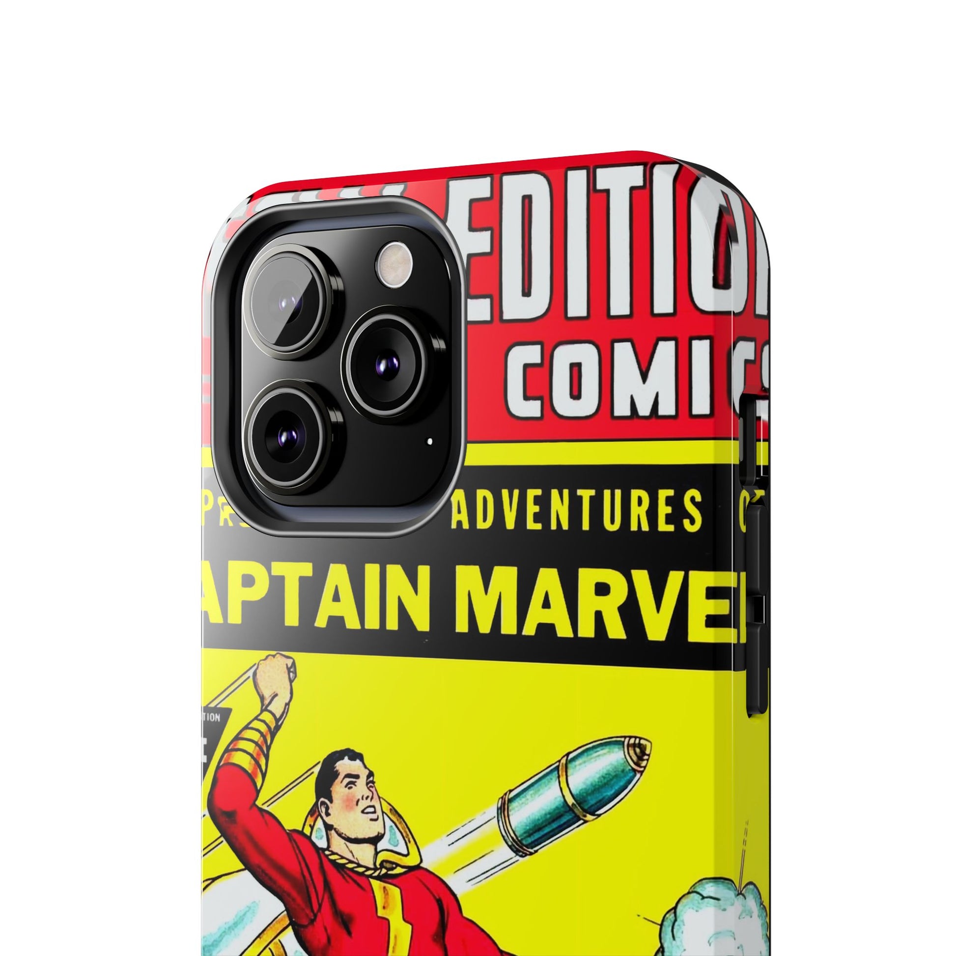 Vintage Captain Marvel Comic Tough Phone Cases - Old School Male 