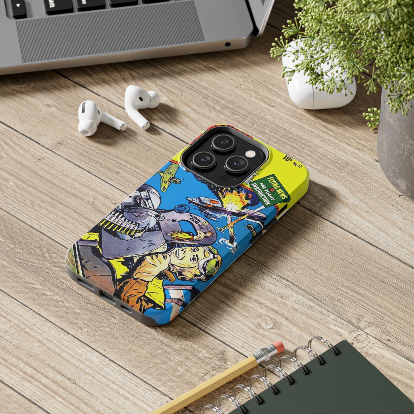 Vintage Comic Art Tough Phone Cases - Old School Male 