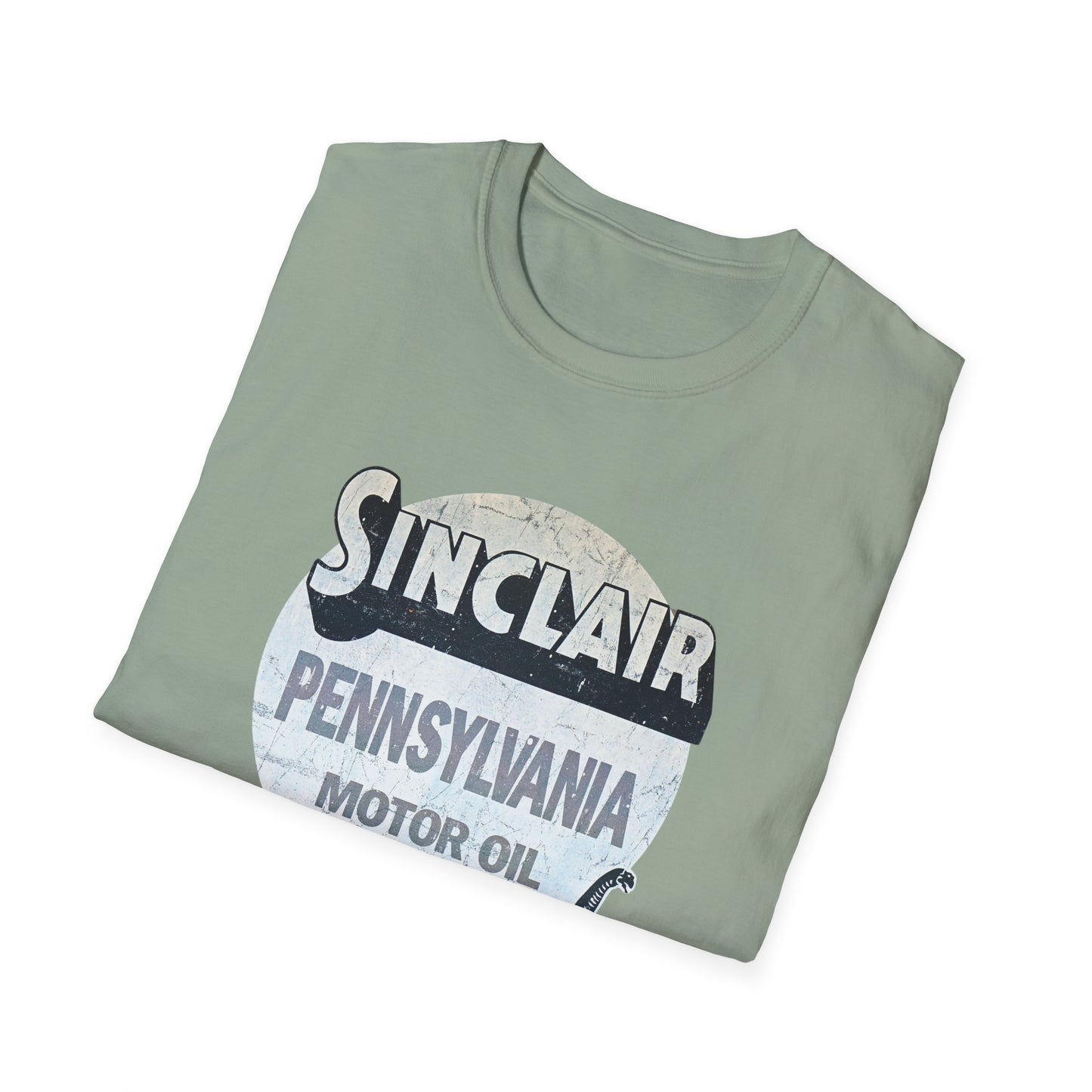 Sinclair Oil Vintage T-Shirt - Retro Gasoline Design, 100% Cotton, Unisex Fit