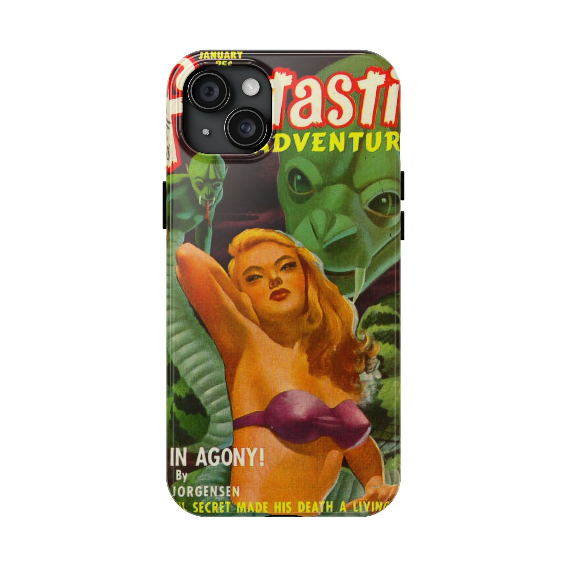 Vintage Magazine Cover Phone Case for Retro Enthusiasts - Old School Male 