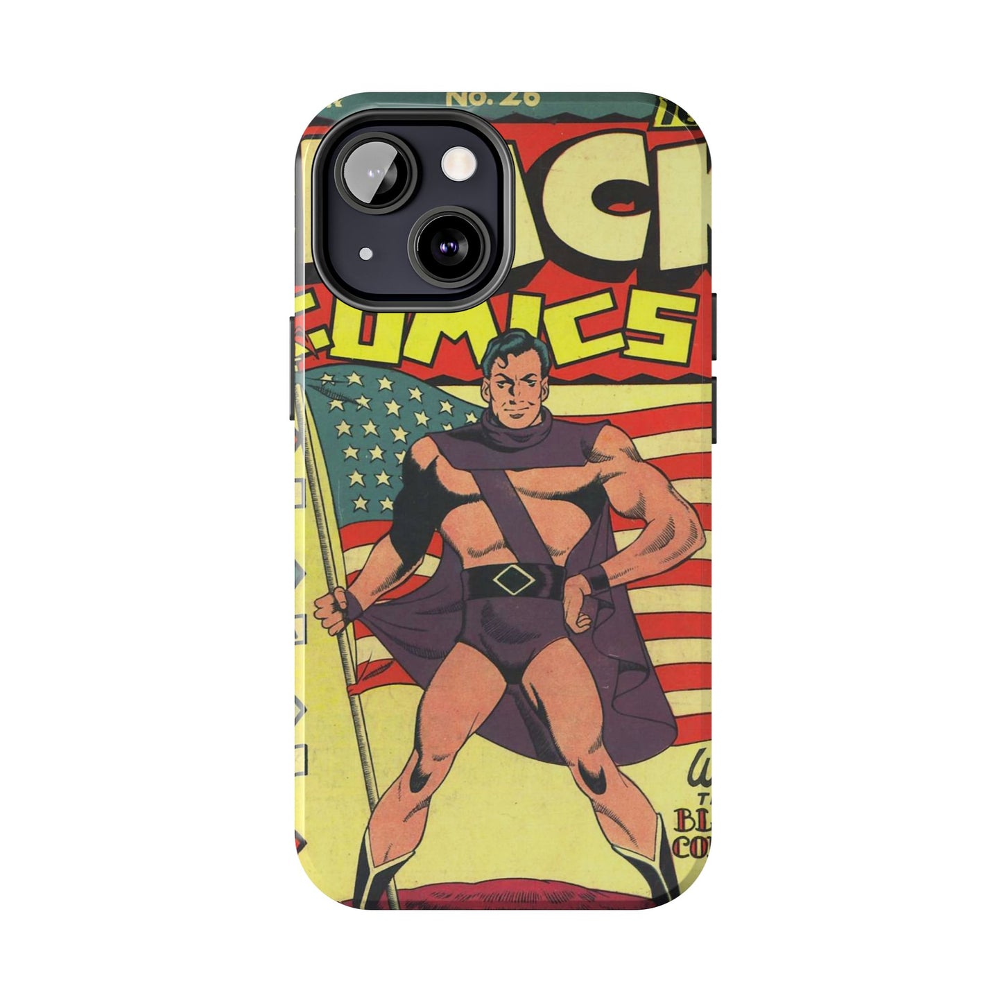 Vintage Comic Book Style Phone Case - Old School Male 