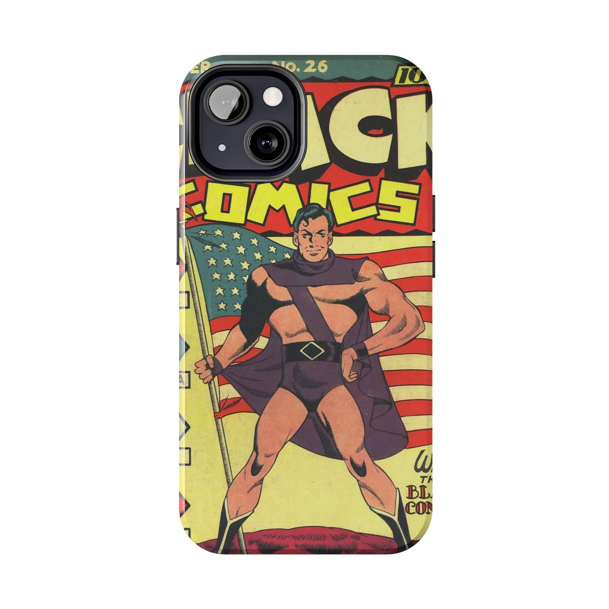 Vintage Comic Book Style Phone Case - Old School Male 