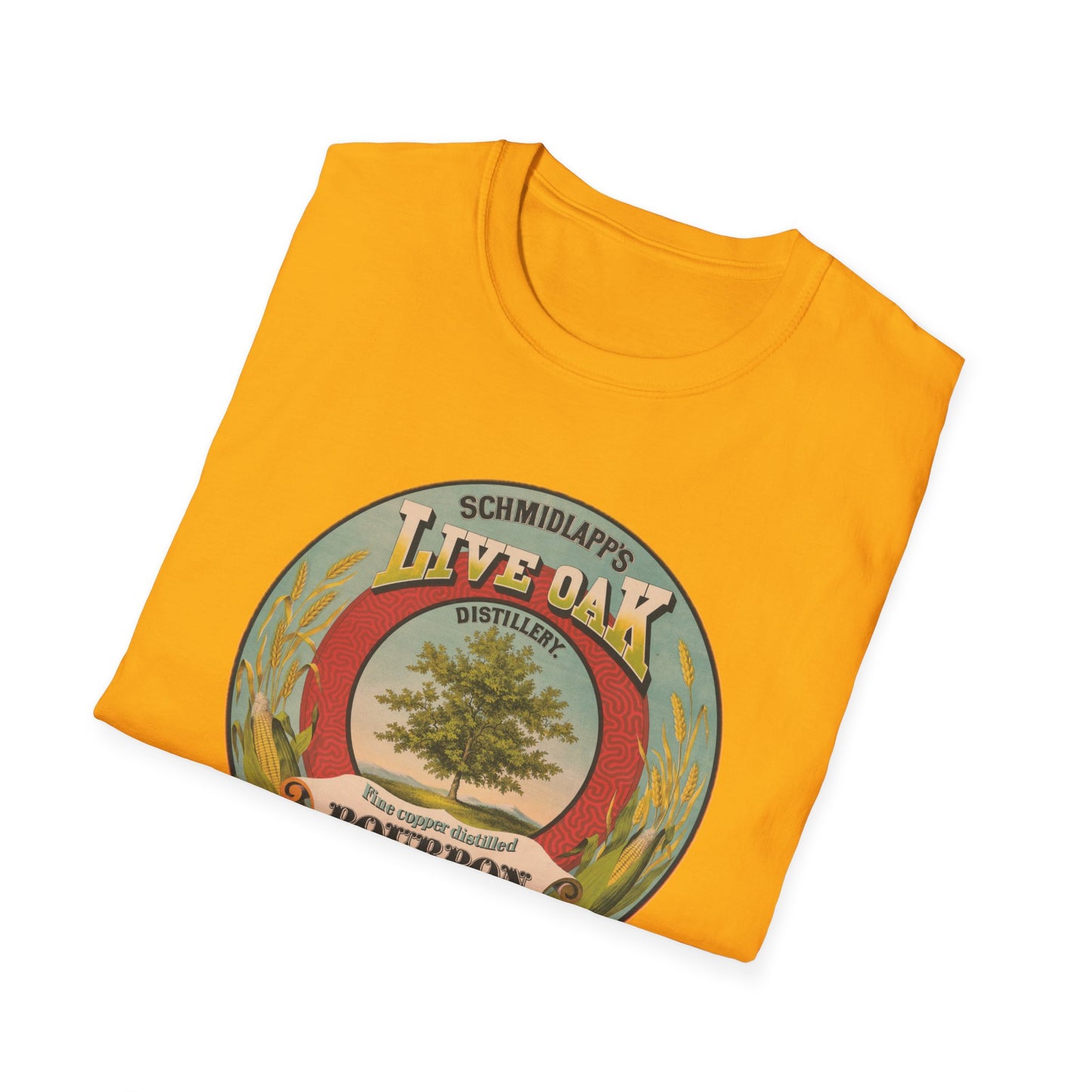 Vintage Live Oak Whiskey T-Shirt