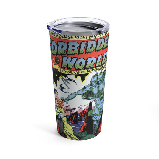 Vintage Sci-Fi Comic Book Inspired 20oz Tumbler - Old School Male 