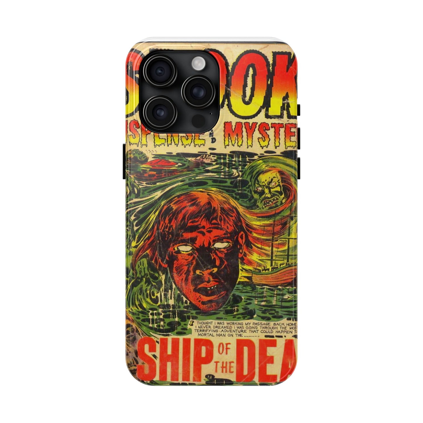 Vintage Horror Comic Phone Cover - Old School Male 