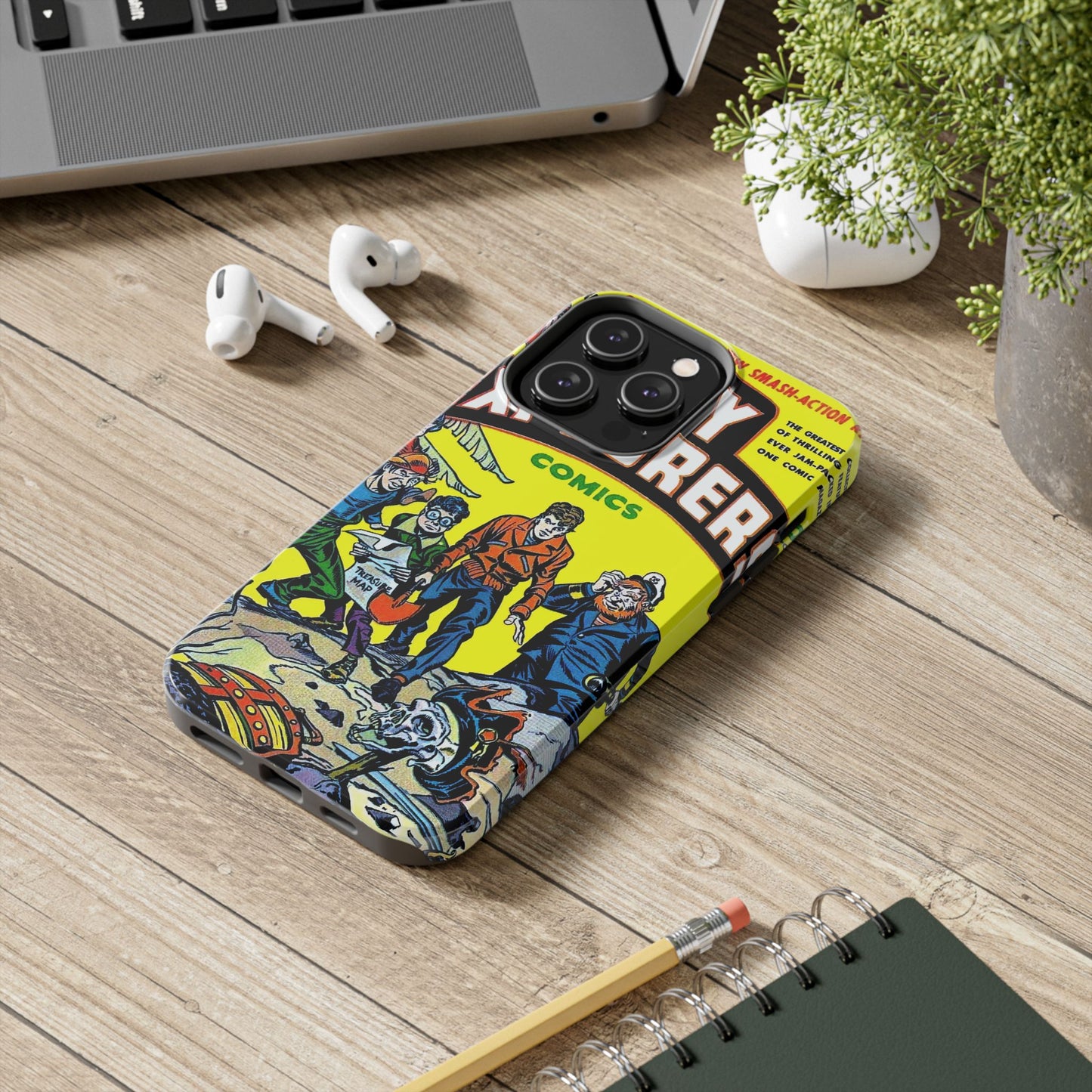 Vintage Comic Book Cover Rugged Phone Cases