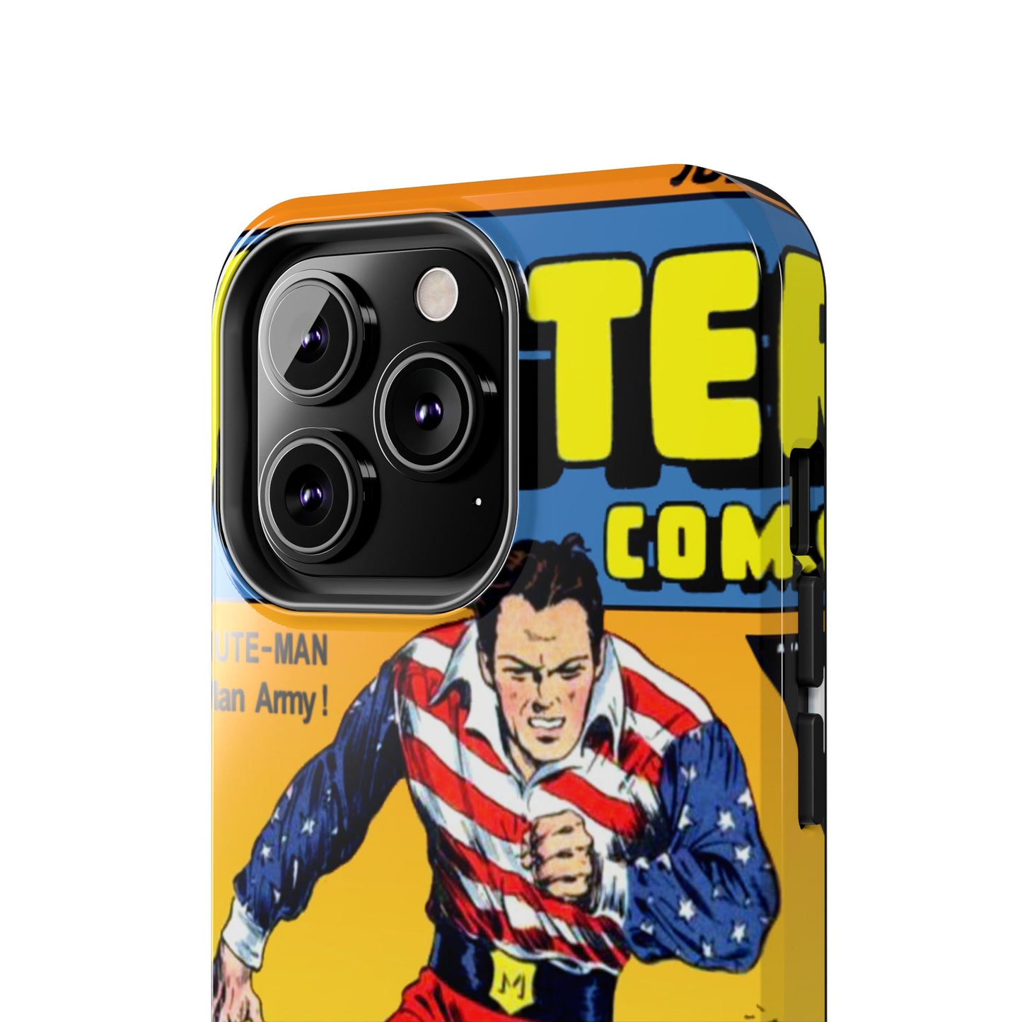 Vintage Comic Artwork Tough Phone Cases - Old School Male 